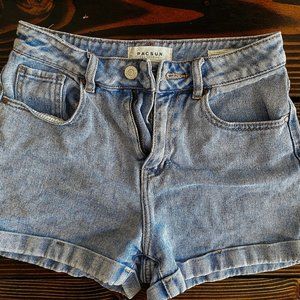 PACSUN HGH-RISE MOM SHORTS SZ 25